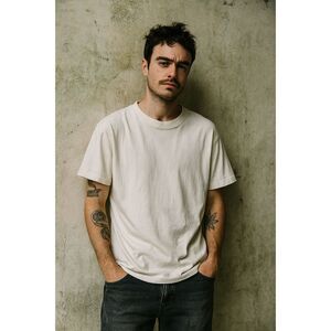 BRAINDEAD White Skater T Shirt Tee Top  Mens Size Small